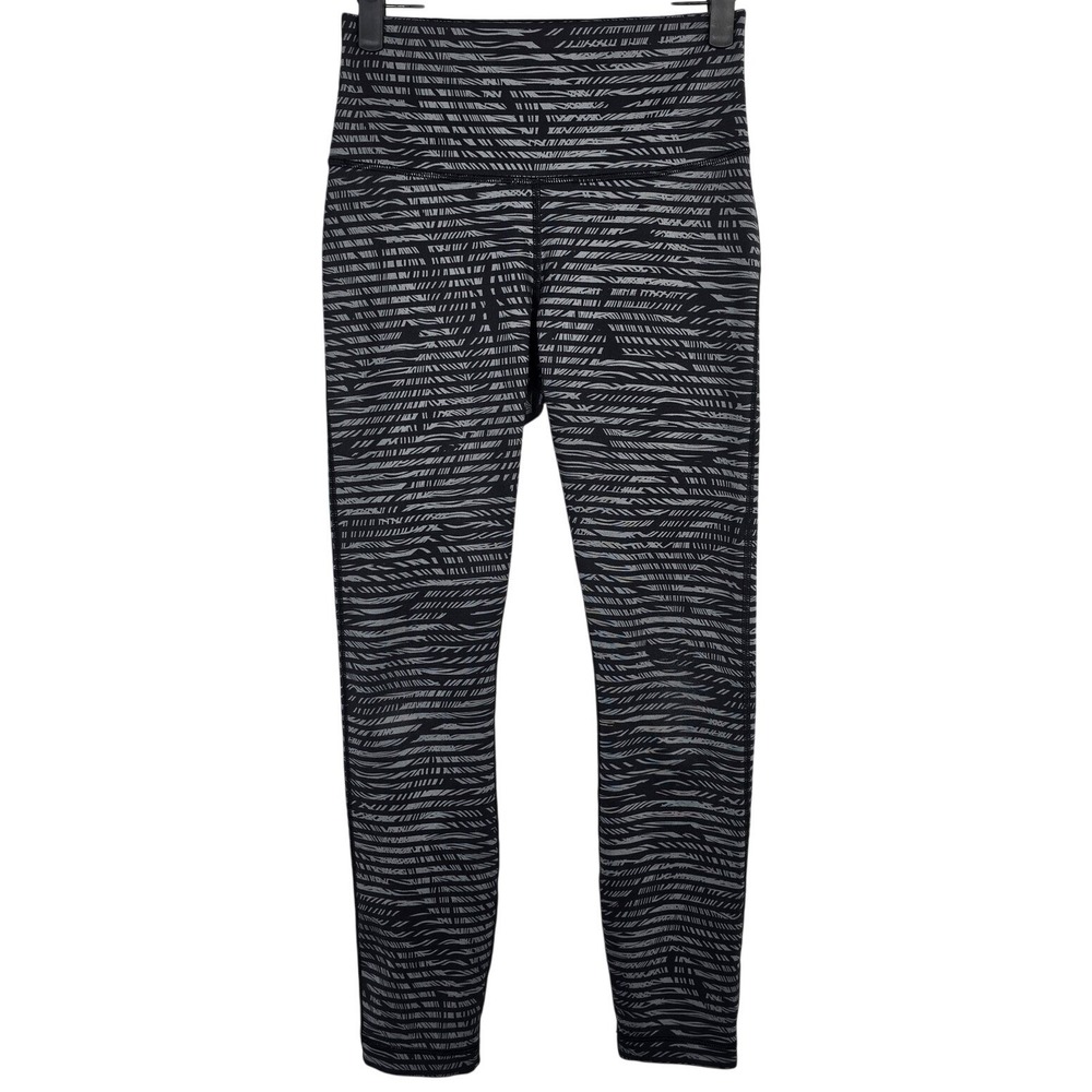 Lululemon Leggings Womens 2 High Rise Patterned Yoga Gym‎ Athletic Pant